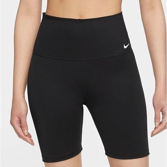 NIKE ONE DRI-FIT TRAINING BIKE WOMEN'S 7 IN HIGH W SHORTS BLACK SZ XS#DD0243-NWT - Picture 5 of 6
